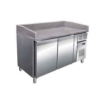 TABLE À PIZZA - DESSUS GRANIT - 2 PORTES|Nosem-NOEPZ2600TN