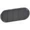 Enjoliveur large Céliane interrupteur/va-et-vient/poussoir 5 commandes -graphite|Legrand-LEG067905
