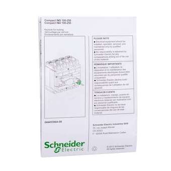 Compact INS/INV - verrouillage serrure Ronis ou Profalux - dispositif mécanique|Schneider Electric-SCH31087