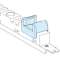 Linergy LGYE - Cale support inférieur JdB vertical   1600A - lot de 12