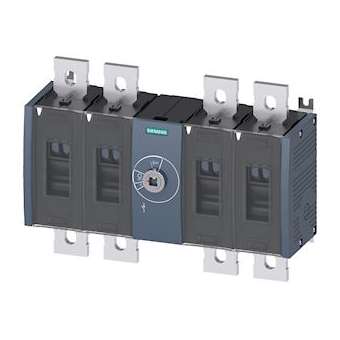 Int Sec 800A, TAILLE 4, 4 POLES Cde Front MEDIANE App de base S|Siemens Industries et Infrastructures-SIE3KD4840-0QE20-0