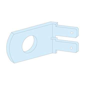 PrismaSeT P Active - Prises de tension 2 clips 6.35 - Perçage M10 - lot de 20|Schneider Electric-SCHLVS04229