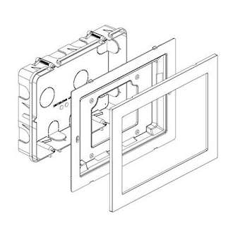 Boite Encastr Moniteur Note 2|Urmet france-URM1723-60
