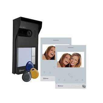 Kit vidéo SOUL 2 appels avec moniteur ART 4 H/L (BM + contrôle d'accès)|Golmar-BITGS5220-ART4H-L