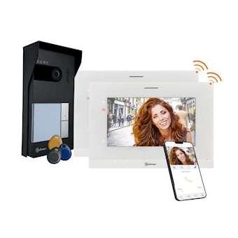 Kit connecté vidéo couleur SOUL 2 appels avec moniteurs ART 7W WiFi|Golmar-BITGS5220-ART7W