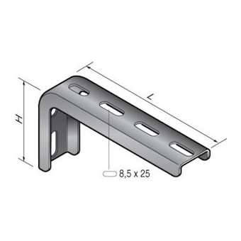 Console CU 80, supportage léger, GC|Niedax France-NDX011022