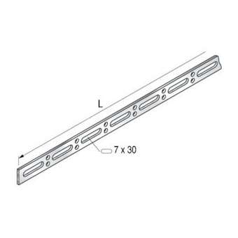 Eclisse pliable ELU pour chemins de câbles fil, longueur 300, EZ|Niedax France-NDX552038