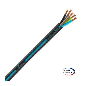 Câble rigide R2V Distingo cuivre 5G6 couronne de 10m|Fils et Câbles Druise-FILR2V5G6B10