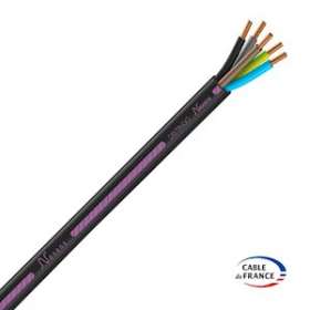 Câble rigide R2V Distingo cuivre 5G4 couronne de 25m|Fils et Câbles Druise-FILR2V5G4B25