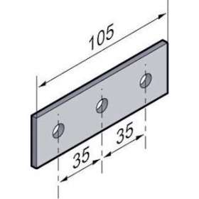 Rectangle 105x35, pour C35x35, Gamme SU 35, EZ|Niedax France-NDX019702