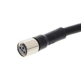 Connecteur pour capteur, m8 3-fils, connecteur femelle droit, pur, 5m|Omron electronics-OMRXS3F-M8PUR3S5M