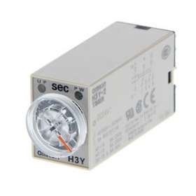 Minuterie électronique 4 fonctions 4rt 5a250vca|Omron electronics-OMRH3Y-2AC200-23030S