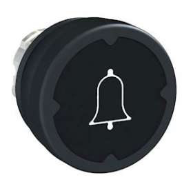 Harmony tête de BP D37 IP69K - D22 - noir - avec marquage sonnerie|Schneider Electric-SCHZB4BC28001