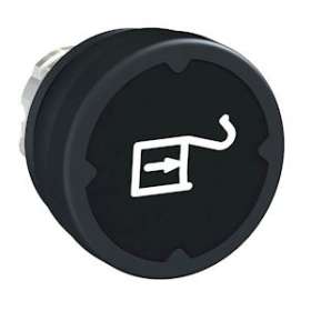 Harmony tête de BP D37 IP69K - D22 - noir - avec marquage|Schneider Electric-SCHZB4BC28015