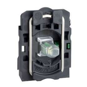 Harmony corps de bouton lumineux - D22 - orange LED intégrée 1F|Schneider Electric-SCHZB5AW0B51