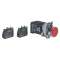 Harmony XB4 - poussoir lumineux - 1F+1O - rouge - D22 - transfo 110VAC