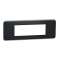 Unica Pro - plaque de finition - Anthracite - 6 modules