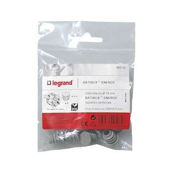 Lot de 8 obturateurs pour boîte à encastrer Ecobatibox - D16mm|Legrand-LEG090517