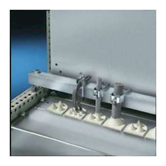 Brides à équerres pour rails de retenue des câbles - SZ - section 22-26mm|Rittal-RIT2354.000