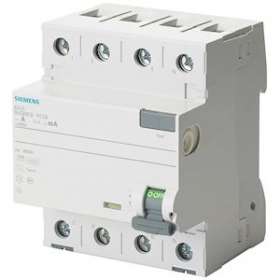 Inter.diff 4P, type A, In: 40 A, 30 mA, Un AC: 400 V, SIGRES (c|Siemens Industries et Infrastructures-SIE5SV3344-6KK12