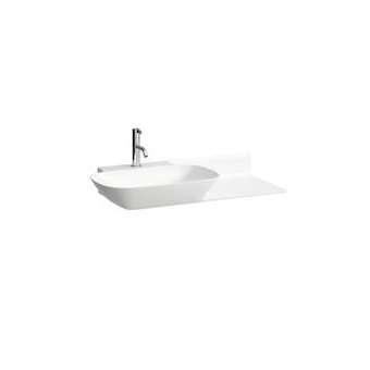 ino lavabo à poser 90x45 a/tablette droite p1tr s/tp|Roca france-ROAH8133020001111