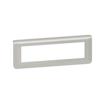 Plaque de finition horizontale Mosaic pour 8 modules alu|Legrand-LEG079318L