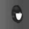 Rounded Midi, 10 W, 290 lm, 840, anthracite, on/off