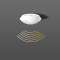 Flat Polymero IP44, 13 W, 1250 lm, 840, blanc, on/off|RZB-RZB221153.002.3.19