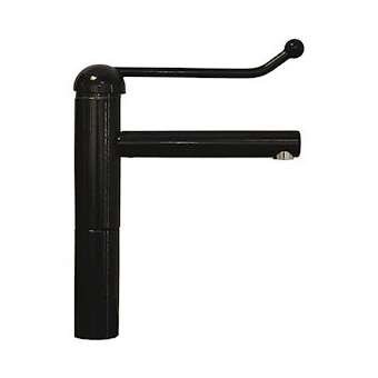 Mitigeur fixe noir à bec démontable -saillie 150mm|Sanifirst-SAN76064