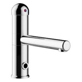 Mitigeur à bec orientable sans vidage h100 s200 Manette boule- Modul'Mix secteur|Sanifirst-SAN75148