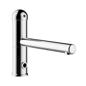 Mitigeur à bec orientable sans vidage h100 s250 Manette boule- Modul'Mix secteur|Sanifirst-SAN75149