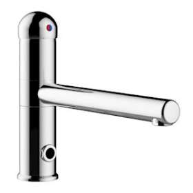 Mitigeur à bec orientable sans vidage h100 s250 Manette boule- Modul'Mix secteur|Sanifirst-SAN75149