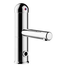 Mitigeur à bec orientable sans vidage h100 s150 Manette boule- Modul'Mix pile|Sanifirst-SAN75163