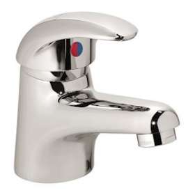 Mitigeur de lavabo bec fixe h 53,5 mm - manette pleine vidage NF|Sanifirst-SAN75421