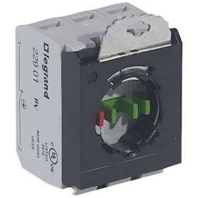 Sous-ensemble bloc tête non lum Osmoz raccordement à vis -2NO+NF étrier 3 postes|Legrand-LEG022977