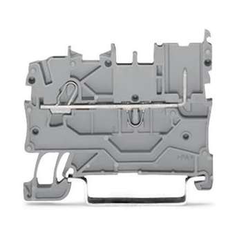 X-COM'S: Borne de base 1C / 1 broche / 1,0 (1,5) mm² / Gris|Wago contact-WAG2020-1201