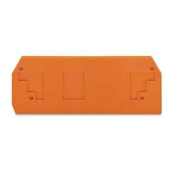 Plaque intermédiaire et d'extrémité / Orange|Wago contact-WAG283-328