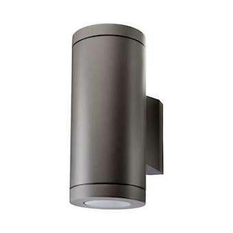 METRO applique cylindrique graphite LED 2x6,2W GU10 3000K classe II IP65|Sg lighting-NOL633698