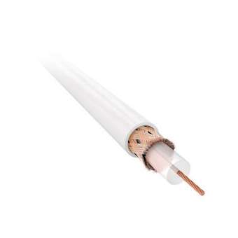 COAXIAL KX6 75 OHMS BLANC TGL|Fils & cables conectis speciaux-FCSKX6BST