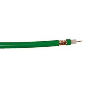 COAXIAL KX8 75 OHMS VERT C100M|Fils & cables conectis speciaux-FCSKX8C1