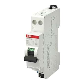 SN201SL Disjoncteur modulaire û 1P+N û 20A û courbe C û 4500A/6kAûpeignable-Auto|ABB-ABB470439