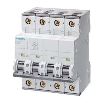 Disj.3P+N. 10A.C.25kA.400V|Siemens Industries et Infrastructures-SIE5SY8610-7