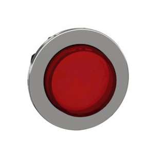 Harmony XB4 - tête bouton poussoir lum DEL - flush - dépassant - rouge|Schneider Electric-SCHZB4FW143