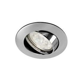 LUNAR 50-12 - Encastré GU5,3, rond, basculant, nickel, lampe non incl.|Aric-ARI4887