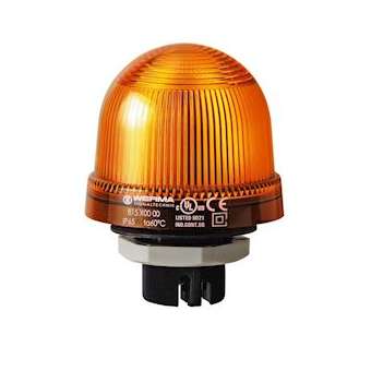 Feu flash - Série 817 - 24VDC - Orange - Montage encastré|-WRM81730055