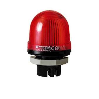 Feu flash - Série 802 - 24VDC - Rouge - Montage encastré|-WRM80210055