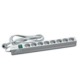 Actassi rail 1U 8 prises + interrup 19P VDE|Schneider Electric-SCHNSYAPU19S8S