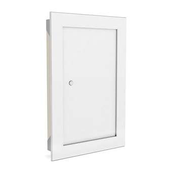 Volet de désenfumage blanc à portillon, installation verticale, D 380 x 630 mm|S&P France ( Unelvent )-UNE710532