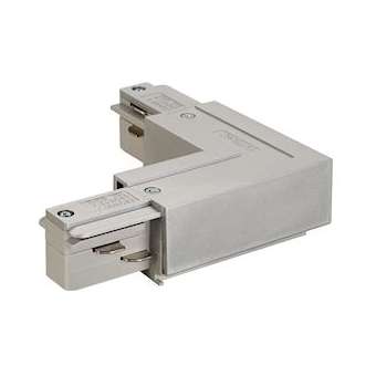 EUTRAC connecteur 90DEG, terre intérieure, gris|SLV-DC5145684