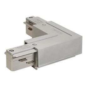 EUTRAC connecteur 90DEG, terre intérieure, gris|SLV-DC5145684